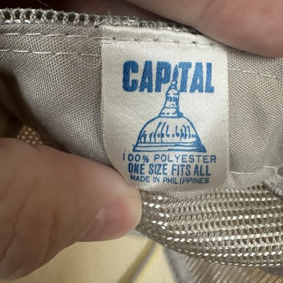 Vintage Old Fart Rope Hat Snapback Mesh Trucker Hat Gray Foam Men’s Adjustable - Picture 6 of 6